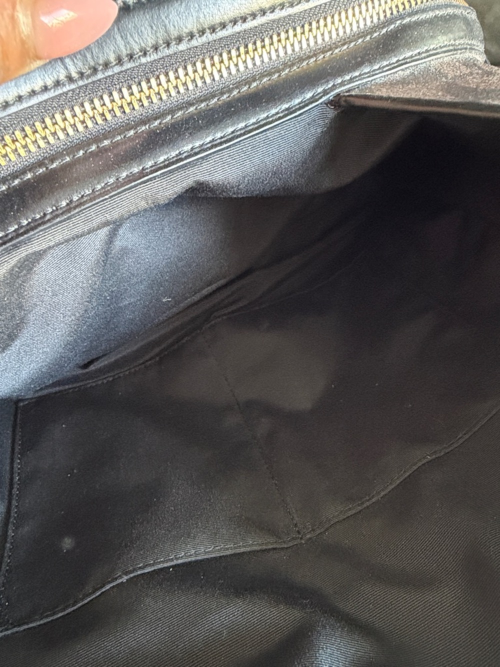 Coach Dark Brown Signature Canvas Shoulder Bag with Black Leather Straps - Picture 9 of 12